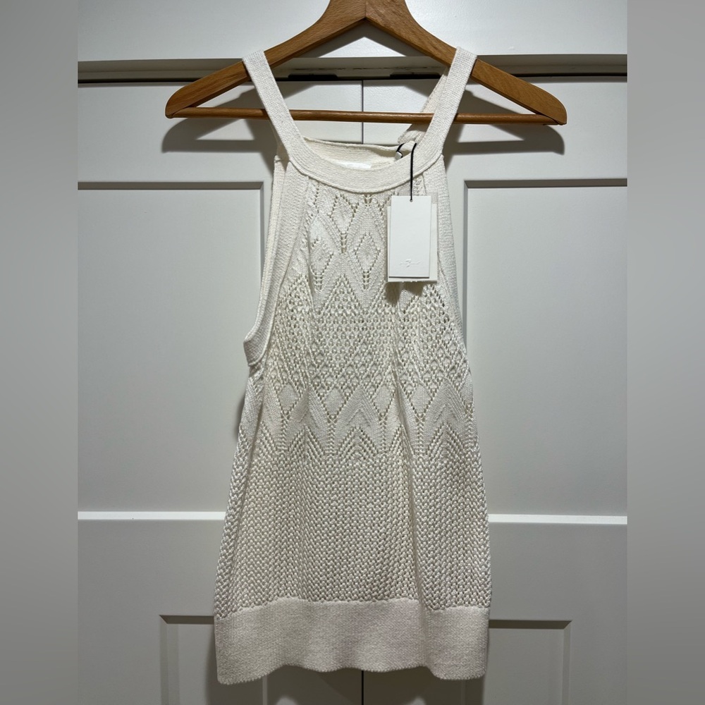 Seven For All Man Kind Knitted Tank Top Woman
